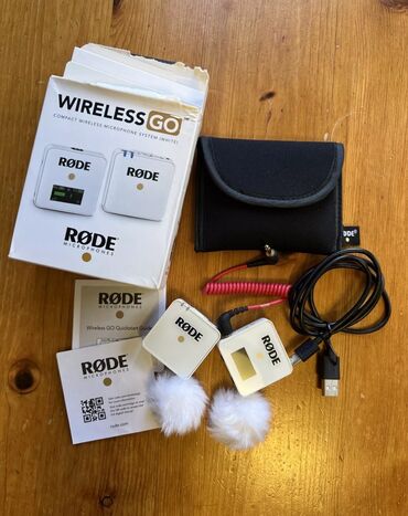 Петличные микрофоны: Беспроводной микрофон Rode GO Wireless Rode Wireless GO – это