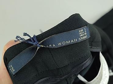 buty sizzer: Zara, Spodnie materiałowe damskie, rozmiar S — 4