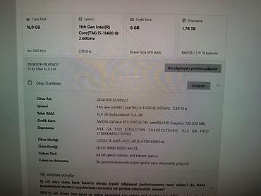 windows: Güclü oyun və iş stansiyası – tam masaüstü set Komponentlər: - — 3