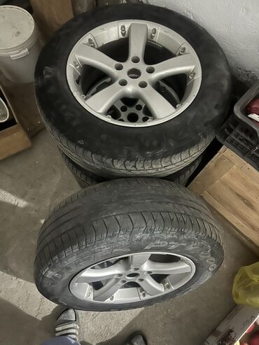 диски разноширокие на бмв х6: Дөңгөлөктөр монтажда 235 / 65 / R 17, All-season, Колдонулган, Комплект, Жол тандабастар (АТ/МТ), Куйма, тешиктери - 5