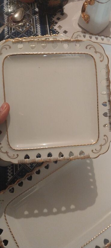 Nahar dəstləri və servizlər: Nahar dəsti, rəng - Ağ, Farfor — 2