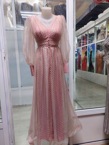Женская одежда: Вечернее платье, Макси, XL (EU 42)