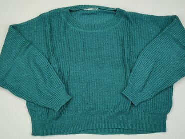 bluzki turkusowa damskie: Sweter, H&M, M, stan - Dobry