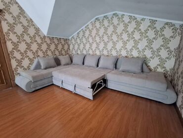 Угловые диваны: Угловой диван, C подушками, Трехместный — 12