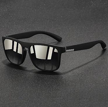 Солнцезащитные очки: Солнцезащитные очки очки, Унисекс, Квадратные, Линзы антибликовые, Линзы поляризованные, Линзы градиентные, Новый — 11