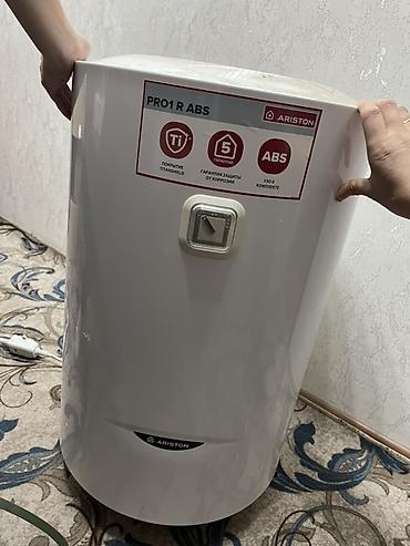 аристон бачок: Накопительный водонагреватель Объем бака: 80 л, Ariston, Электрический, Регулятор температуры, Титан, Б/у — 2