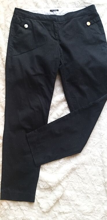 bershka kožne pantalone: L (EU 40), Regular rise