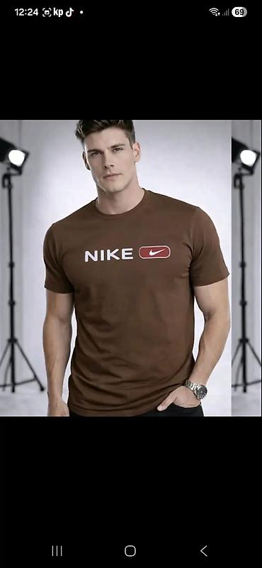 Majice: Men's T-shirt Nike, bоја - Maslinasto zelena — 3
