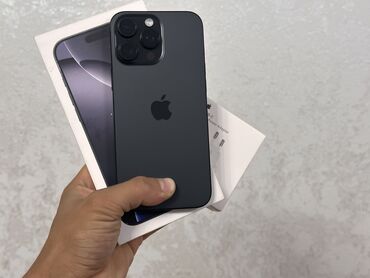 телефон поко м6: IPhone 16 Pro Max, Б/у, 256 ГБ, Black Titanium, Зарядное устройство, Защитное стекло, Чехол, 100 %
