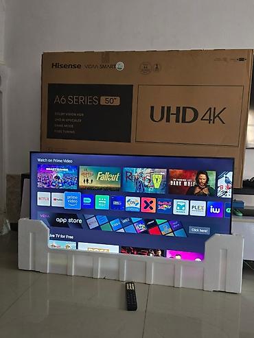 cbc sport canli tv: Hisense A6 Series 50" UHD 4K Smart TV (VIDAA) - 50 düym ekran, 4K — 4
