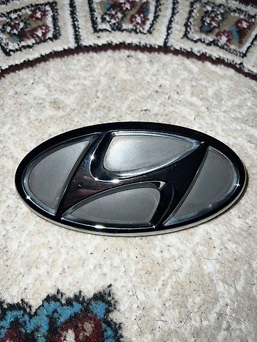 hyundai emblem: Hyundai arxa bagaj üçün emblem (loga) duyme 2020-2023 - Forma: oval - — 3