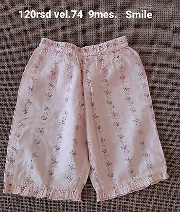eb studio obuca: Dečije letnje pantalone “Smile” za bebe - Veličina: 74 (za oko 9 — 1