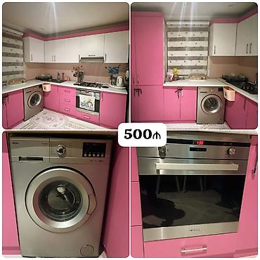 balta: Mətbəx mebeli satılır 500₼. Ölçü 4m. Üzərində qaz moyka aspirator — 1