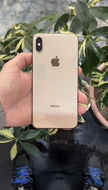 iphone xs max dual: IPhone Xs Max, 512 GB, Matte Gold, Zəmanət, Barmaq izi, Face ID