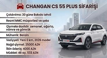 nev holand: Changan CS55 Plus: 1.5 l | 2026 il — 5