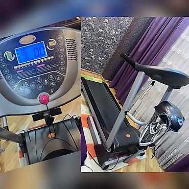 İdman və istirahət: Elektrikli qaçış trenajoru – çoxfunksiyalı model 120kq — 1