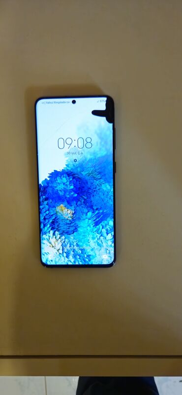 samsunq s20: Samsung Galaxy S20, 128 GB, rəng - Boz, Barmaq izi, Simsiz şarj, İki sim kartlı