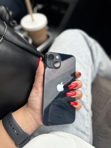 телефон арзан айфон: IPhone 14, 128 ГБ, Черный, Чехол, Кабель, Коробка, 79 %