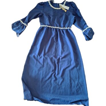 göy rəngli donlar: Вечернее платье, 4XL (EU 48)