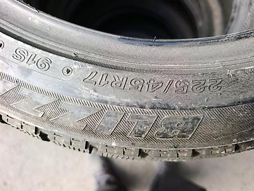 mazda verisa: Шины 225 / 45 / R 17, Зима, Б/у, Пара, Легковые, Япония, Bridgestone — 3