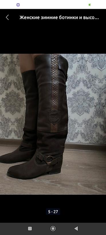 Сапоги: Женские зимние ботинки - Цвет: черный - Материал верха: замша/нубук — 3