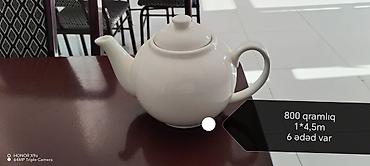 yeni il dekor: Çay dəsti, rəng - Gümüşü, Metal — 2