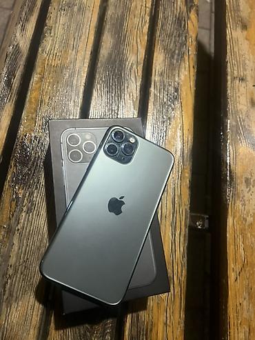 IPhone 11 Pro, Б/у, 512 ГБ, Matte Midnight Green, Коробка, 77 %
