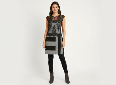 czarne sukienki wizytowe: Women`s dress, size L