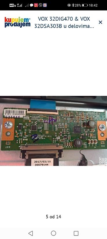 Aksesoari za TV i video: VOX 32DIG470 i VOX 32DSA303B – delovi za TV Dostupni moduli i — 6
