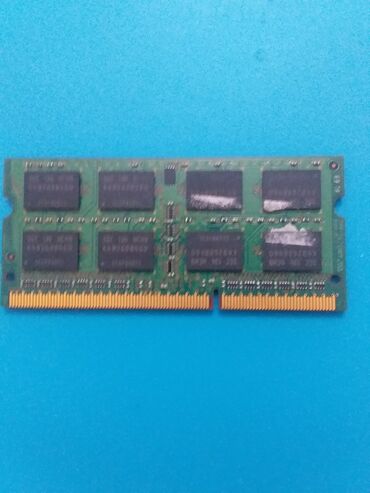 laptop ddr3 ram: Operativ yaddaş (RAM) Samsung, 4 GB, 1600 Mhz, DDR3, Noutbuk üçün, İşlənmiş