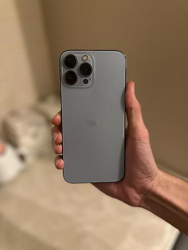 IPhone 13 Pro Max, 128 GB, Sierra Blue, Barmaq izi, Simsiz şarj, Face ID lalafo.az -da IPhone 13 Pro Max, 128 GB, Sierra Blue, Barmaq izi, Simsiz şarj, Face ID