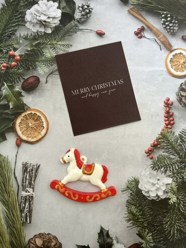 Yeni il oyuncaqları və bəzəkləri: Yeni il və Milad üçün dekorativ asılqan fiqurlar dəsti - Mövzu: Milad — 4