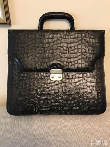 Torbe: Aligator kozna torba sa šifrom 100% kroko koza TOP NOVA Sirina — 1