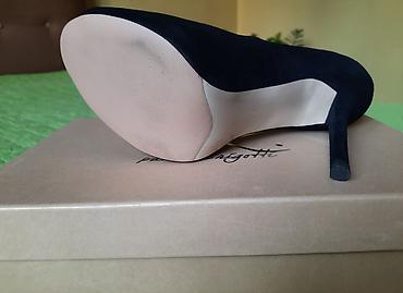 foot patch: Туфли с открытым носом Patrizia Rigotti, новые, замша, размер 39-39,5 — 1