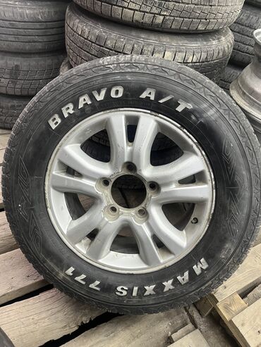 Колеса в сборе: Колеса в сборе 285 / 60 / R 18, Лето, Б/у, 1 шт, Внедорожные (АТ/МТ), Литые, отверстий - 5