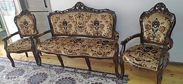 диван и 2 кресла: Antik divan kreslo yaxsi vezyetdedi dest 650 azn — 1