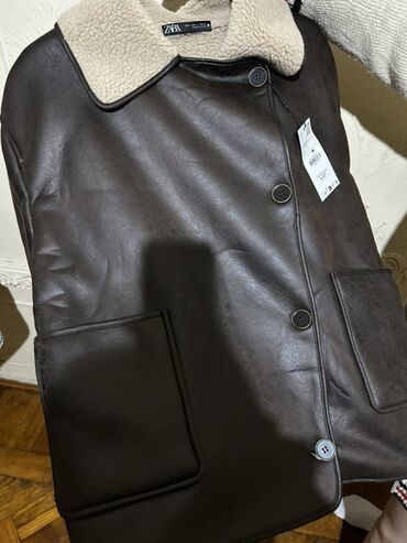 yun jaket modelleri: Dəri kurtka, Zara, XL