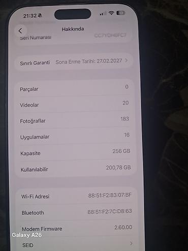 iphone 1000 pro max: IPhone 16 Pro Max, 256 GB, Black Titanium, Sənədlərlə, Face ID, Zəmanət — 3