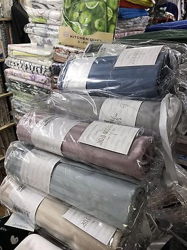 Комплекты постельного белья: Комплект постельного белья 100% хлопок однотонный цвет, Queen size (на — 96