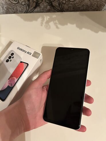Samsung: Samsung Galaxy A13, 4 GB, rəng - Ağ, Sensor, Barmaq izi, İki sim kartlı