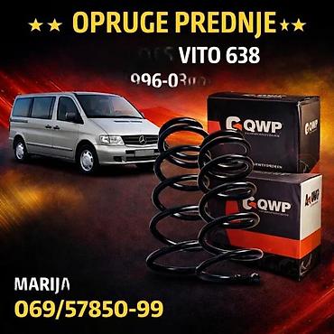 MERCEDES VITO 638 OPRUGE PREDNJE 96-03GOD | opruge mercedes vito su