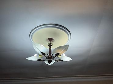 gizli işıq tavan: Çılçıraq, 6 lampa, Metal — 1