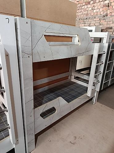 bunk bed: Двухъярусные детские кровати из ЛДСП - Конструкция: два спальных — 8
