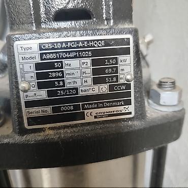 Все для дома и сада: Məhsul: Grundfos CR5-10 A-FGJ-A-E-HQQE vertikal çoxmərhələli nasos — 3