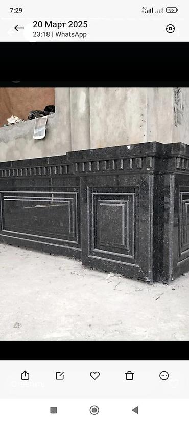 Фасадные плиты Сары-Таш (Травертин): Новый, Размер: 400 × 600 мм, Белый, Бесплатный выезд, Гарантия, Установка — 4