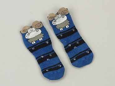 niebieska bielizna koronkowa: Socks, 16–18, condition - Very good