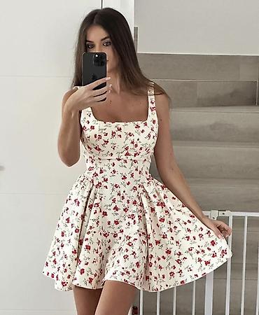 stem haljine: ✅Ženska mini haljina sa cvetnim printom
✅S M L
✅2200 din — 5
