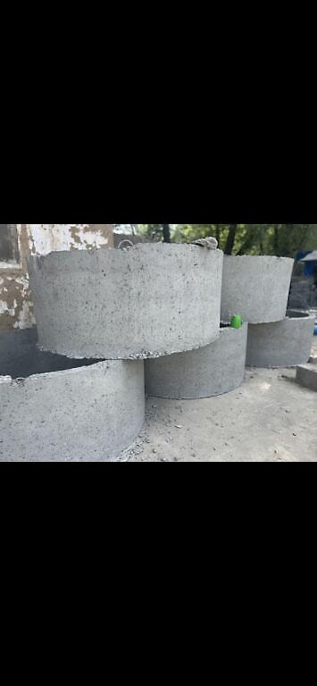 Железобетонные (ЖБИ) кольца для септика: Железобетонное (ЖБИ) кольцо для септика Размер: 110 x 90 x 8 см, Платная установка, В розницу — 18