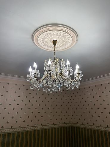 saxta baba geyimi: Çılçıraq, 10 və daha çox lampa, Xrustal — 1