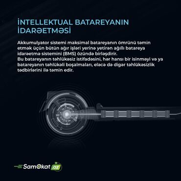 Elektrikli samokatlar: Yeni Elektrik samokat 10", 751 - 1000 Vt, 36 - 45 km/s, Ünvandan götürmə, Pulsuz çatdırılma, Rayonlara çatdırılma — 4